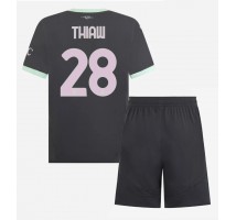 AC Milan Malick Thiaw #28 Koszulka Trzecia dzieci 2024-25 Krótki Rękaw (+ krótkie spodenki)